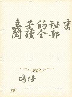 妻子的秘密小说阅读全部