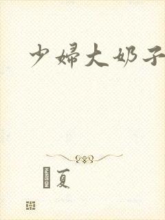 少妇大奶子小说