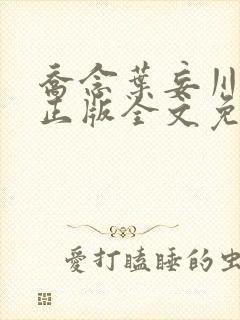 乔念叶妄川小说正版全文免费阅读