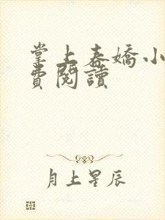 掌上春娇小说免费阅读封面