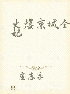 火爆京城全能王妃封面