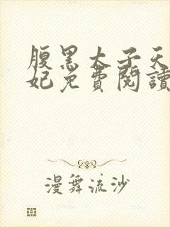 腹黑太子天降萌妃免费阅读全文封面