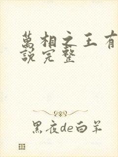 万相之王有声小说完整