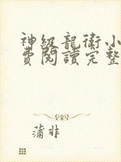 神级龙卫小说免费阅读完整版