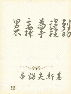 男主为得到女主不择手段的古言