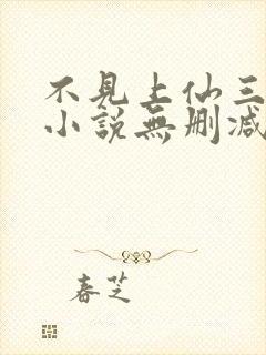 不见上仙三百年小说无删减在线阅读封面