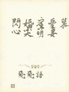 闪婚蜜爱慕少的心尖萌妻封面