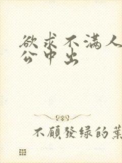 欲求不满人妻与公中出封面