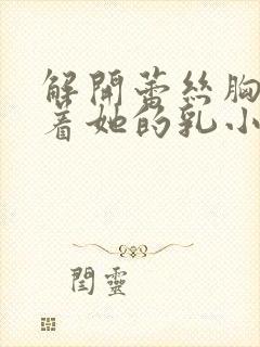 解开蕾丝胸罩揉着她的乳小说