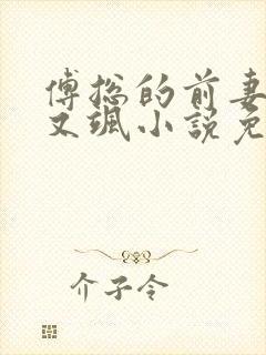 傅总的前妻又美又飒小说免费阅读全集封面