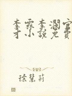 李霖李澜官场奇才小说免费阅读