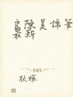 良陈美锦笔趣阁最新
