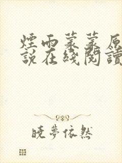 烟雨蒙蒙原著小说在线阅读