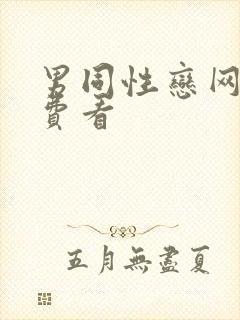 男同性恋网站免费看封面