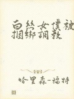 白丝女仆被主人捆绑调教