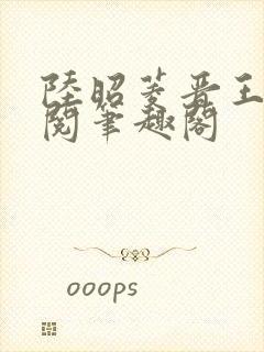 陆昭菱晋王周时阅笔趣阁封面