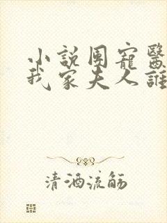 小说团宠医妃:我家夫人谁敢惹