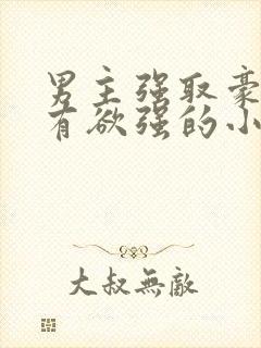 男主强取豪夺占有欲强的小说