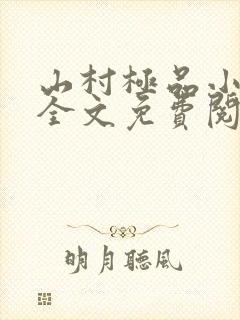 山村极品小神医全文免费阅读封面