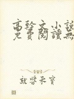 高干文小说全文免费阅读无弹窗