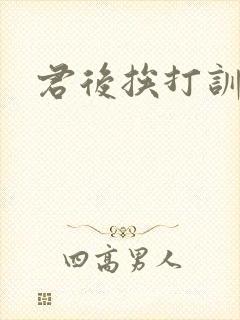 君后挨打训诫文封面