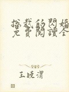 总裁的闪婚新妻免费阅读全文