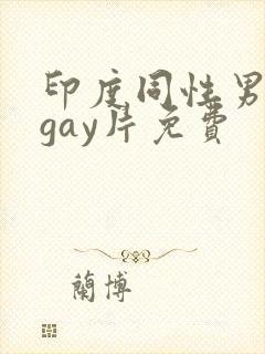 印度同性男男黄gay片免费