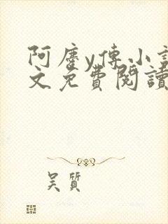 阿庆y传小说全文免费阅读