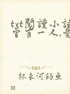 txt阅读小说曾有一人,爱我如命