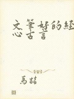 文笔好的经典虐心古言