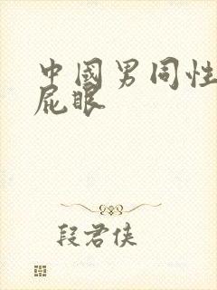 中国男同性恋操屁眼封面