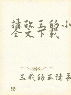 摄政王的小闲妻全文下载封面