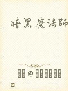 暗黑魔法师封面