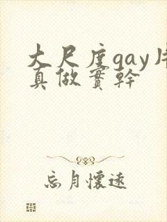 大尺度gay片真做实干