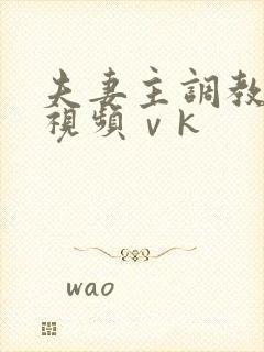 夫妻主调教男奴视频ⅴk