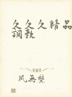 久久久精品sm调教封面