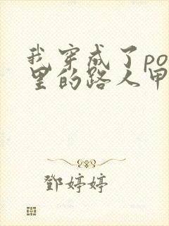 我穿成了po文里的路人甲封面