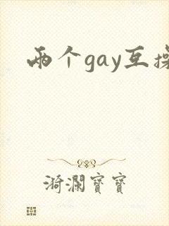 两个gay互操封面