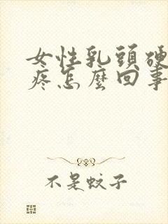 女性乳头硬有点疼怎么回事