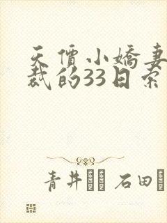 天价小娇妻,总裁的33日索情