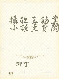 摄政王的掌中娇小说免费阅读封面