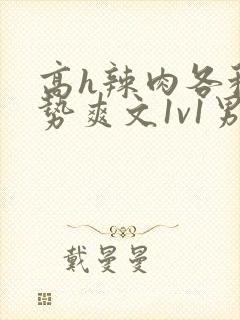 高h辣肉各种姿势爽文1v1男男