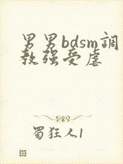 男男bdsm调教强受虐封面