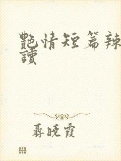 艳情短篇辣文阅读封面
