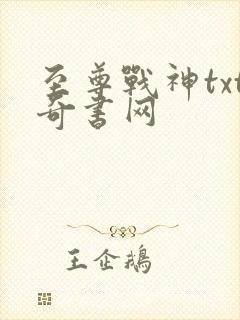 至尊战神txt奇书网