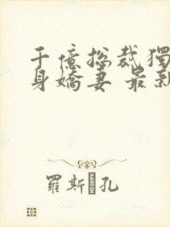 千亿总裁独宠替身娇妻 最新章节