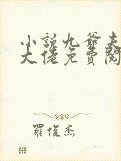 小说九爷夫人是大佬免费阅读全文封面