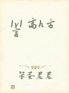 1v1 高h古言封面