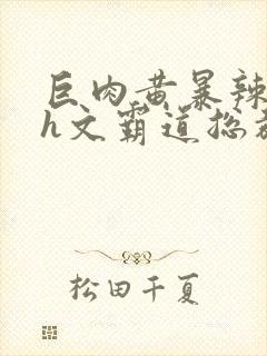 巨肉黄暴辣文高h文霸道总裁