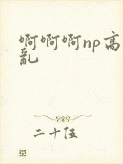 啊啊啊np高h乱封面
